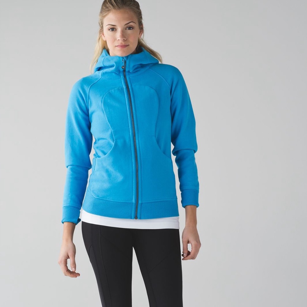Lululemon Scuba Hoodie III Kayak Blue Size 8 VGUC